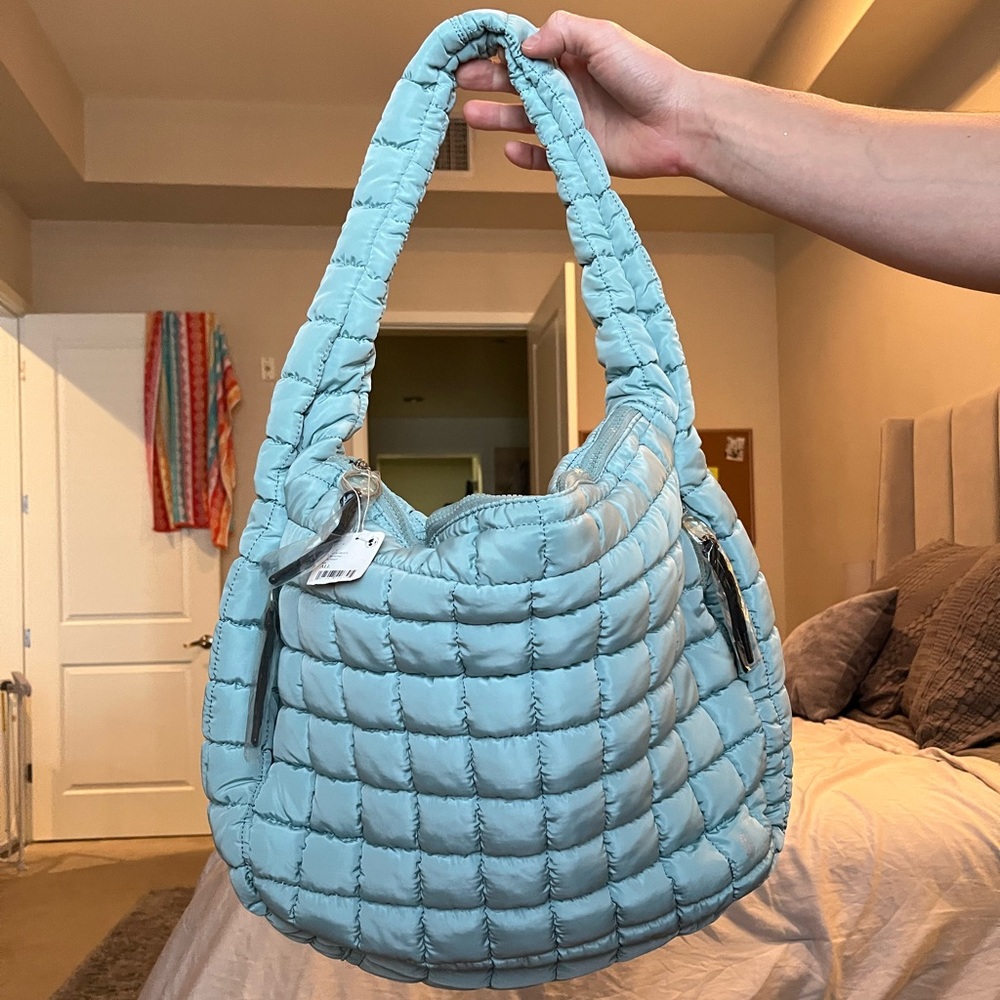 Free people movement quilted carryall bag